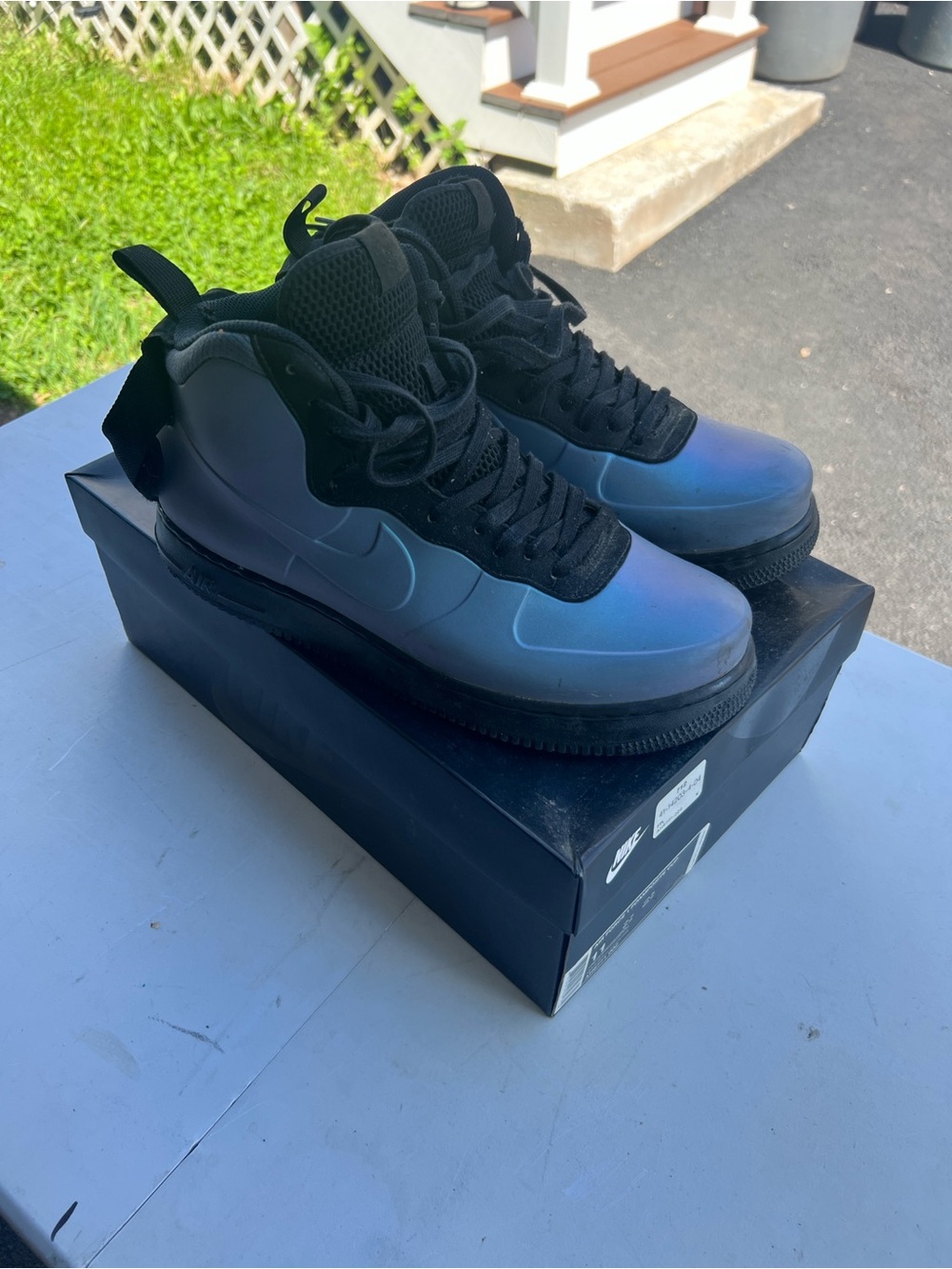 Nike Air Force 1 Foamposite 2017 Light Carbon Size 11 With Box